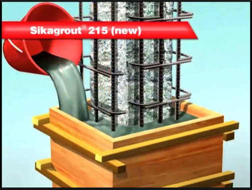 Sikagrout 215 Untuk Grouting Landasan Baseplate