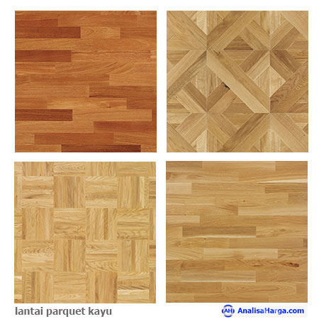 lantai parquet kayu